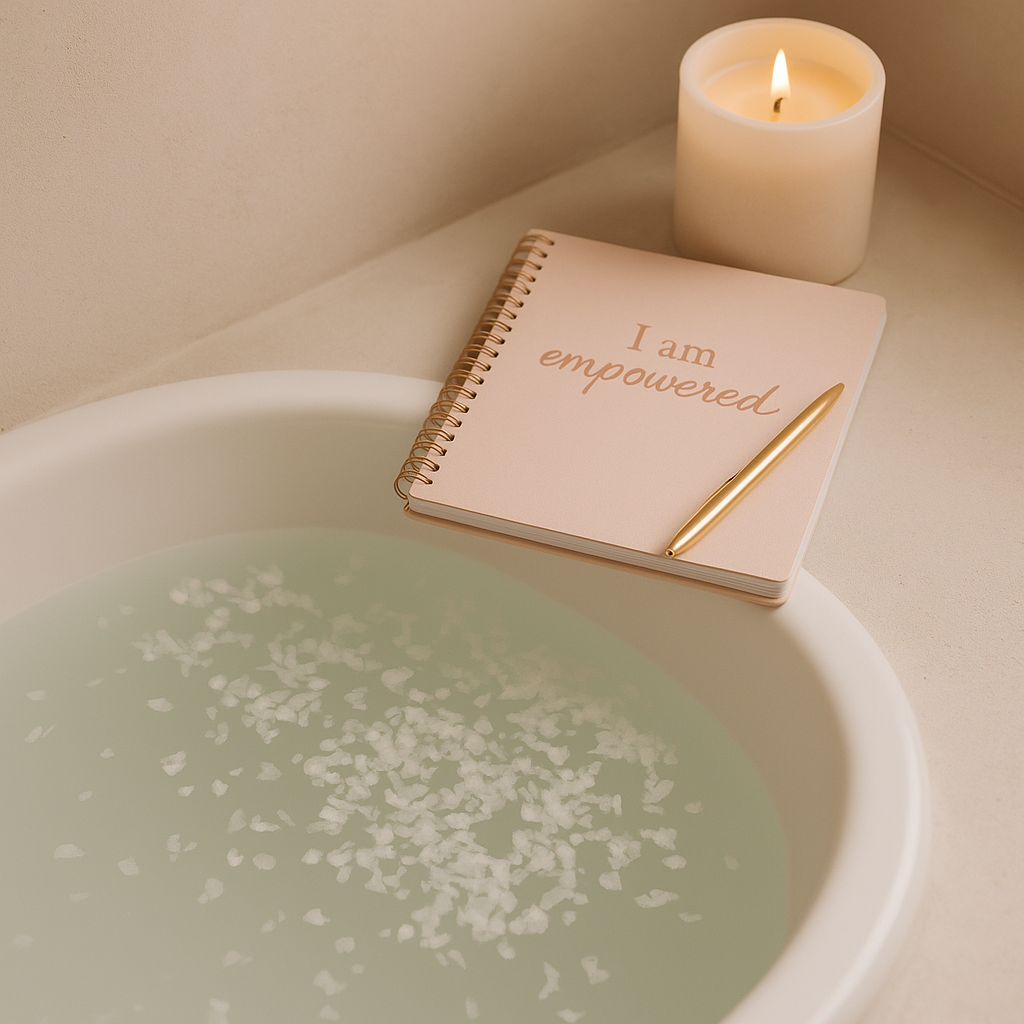 Hormone-supporting magnesium soak ritual