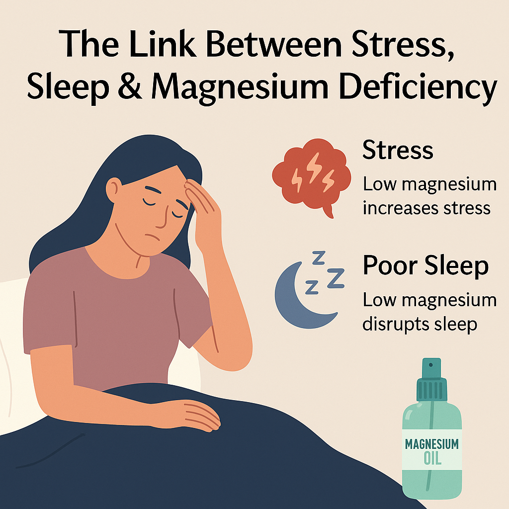 🧘‍♀️ The Link Between Stress, Sleep & Magnesium Deficiency